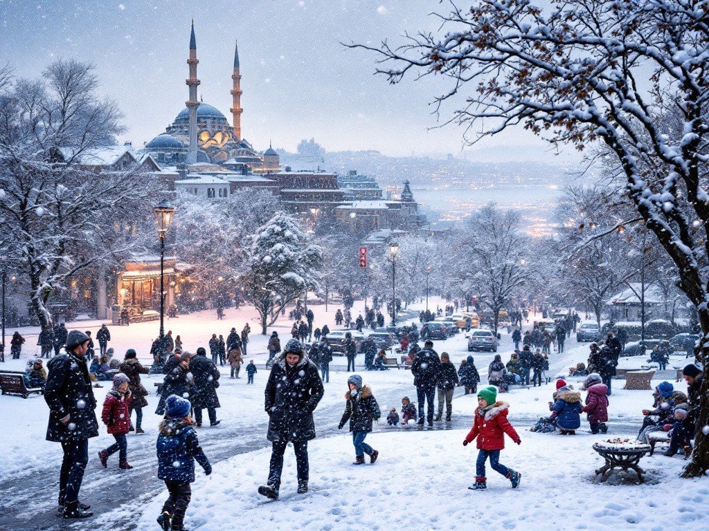 İstanbul ve Türkiye Genelinde Kar Tatili: Beyaz Örtü, Eğitime Ara Verdirdi!