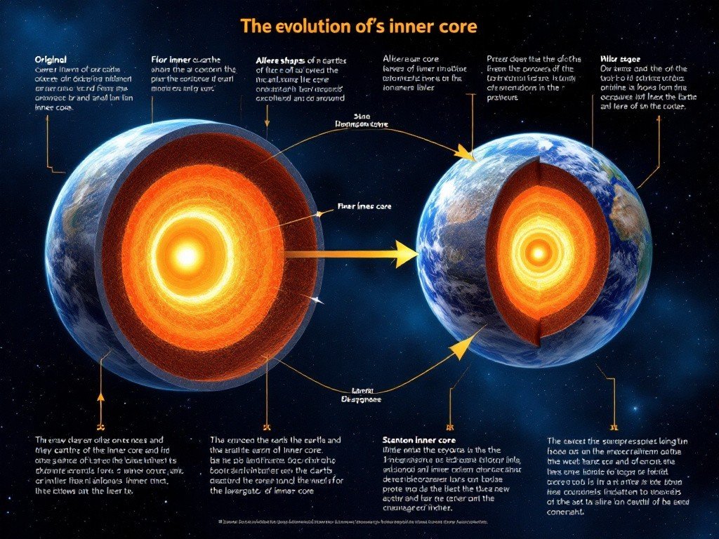Dünya’nın İç Çekirdeğinin Şekil Değiştirdiği Ortaya Çıktı: Yeni Bir Bilimsel Keşif