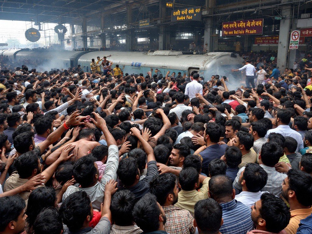 Yeni Delhi Tren İstasyonunda İzdiham: 18 Kişi Hayatını Kaybetti